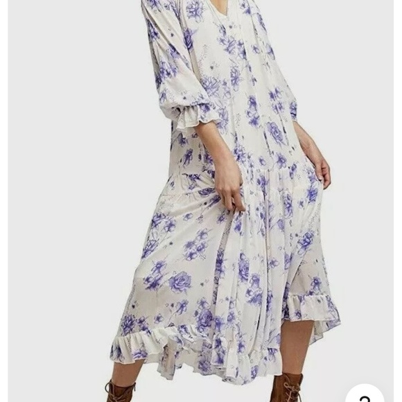 Free People Women's Dresses Free People Feeling Groovy Maxi DresS Small - Picture 2 of 7